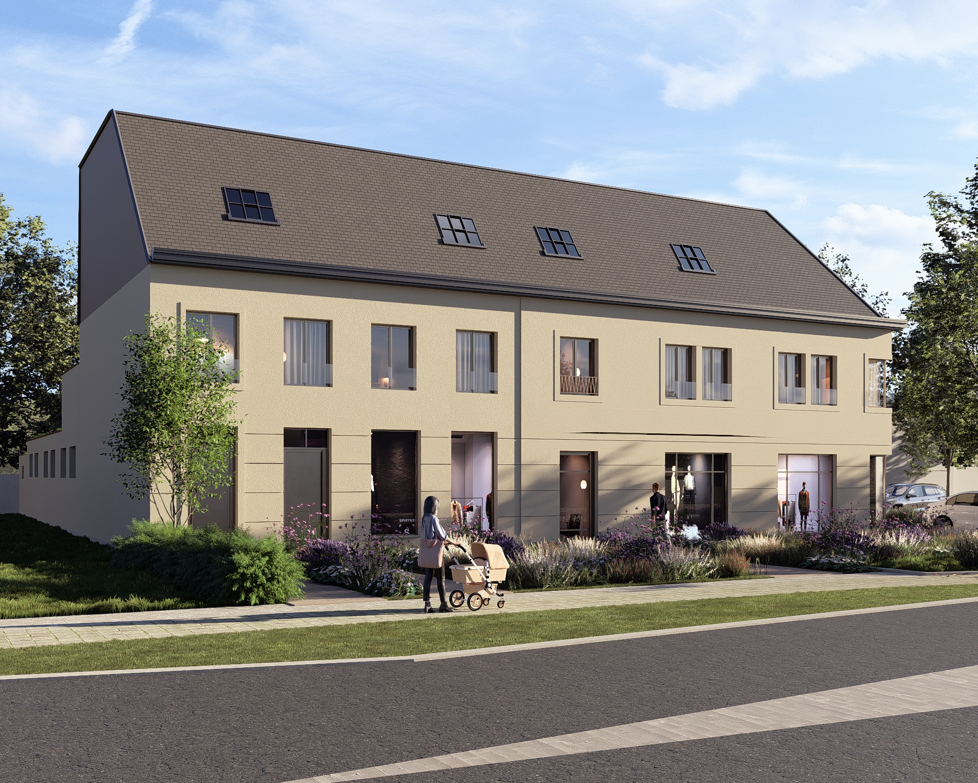 Group STAS Leuvensesteenweg — straatgevel