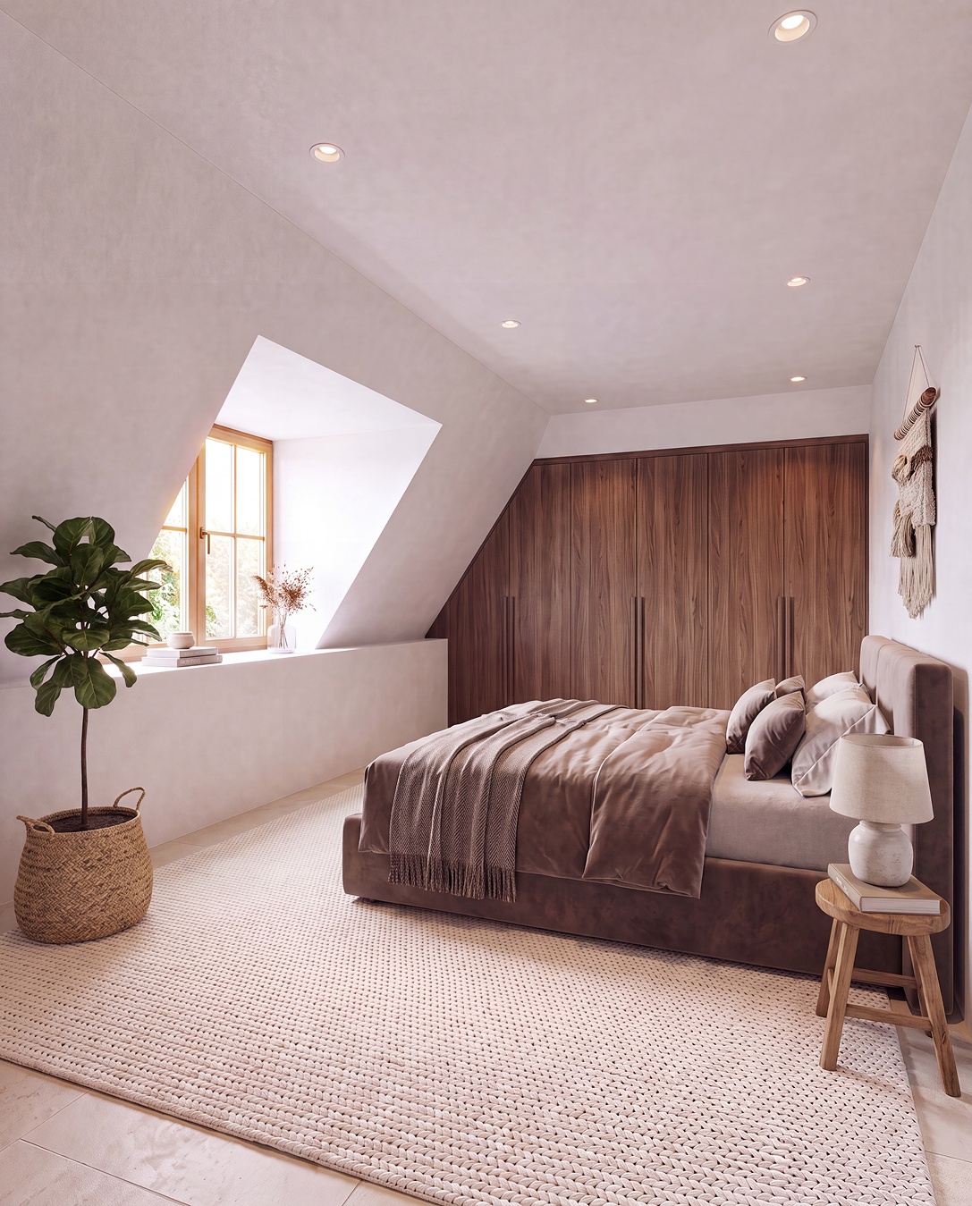 Group STAS Leuvensesteenweg — slaapkamer met dressing